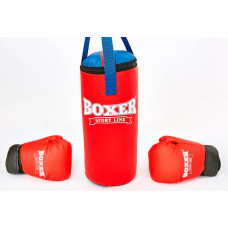 Боксерский набор детский (перчатки+мешок) BOXER 1008-2026