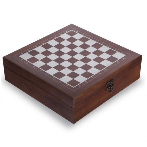 Шахматы, покер 2 в 1 набор настольных игр деревянные W2624