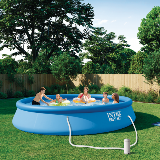 Надувной бассейн Easy Set с фильтрующим насосом 457×84 см, 9792л см