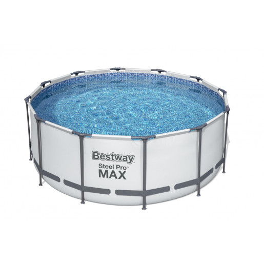 Каркасный бассейн Steel Pro Max 366х122см, 10250л, фил.-насос 2006л/ч, лестница, тент