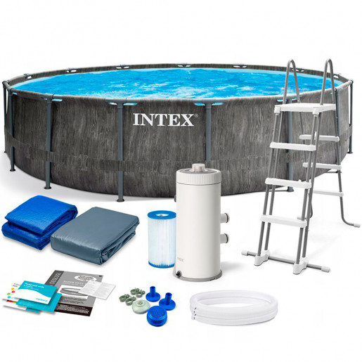 Каркасный бассейн GreyWood Premium 457×122см, 16805л