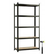 Стеллаж 150x70x30см SmartLine Black