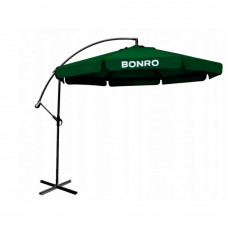 Зонт садовый с наклоном зеленый Bonro 3,0 M*6K