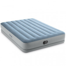 Матрас-кровать надувная двуспальная 203×152х36см Intex Dura Beam Comfort + встроенный насос USB