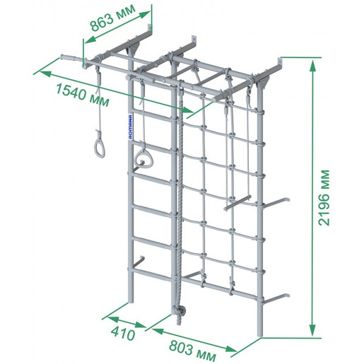 Шведская стенка Romana S7 Pastel