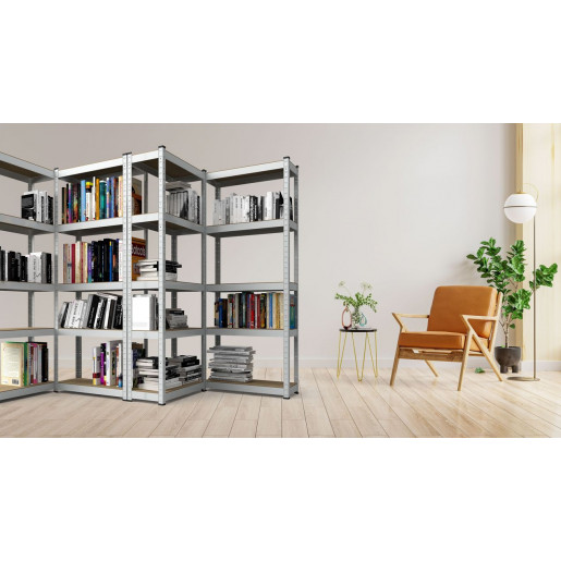 Стеллаж металлический оцинкованный195x100x60см Стандарт 