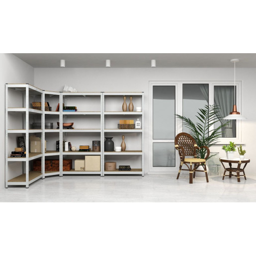 Стеллаж металлический оцинкованный 195x100x50см Стандарт 