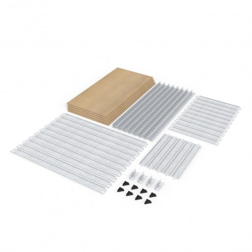 Стеллаж металлический оцинкованный 200x100x60см Бюджет