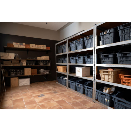 Стеллаж металлический оцинкованный 200x100x60см Бюджет