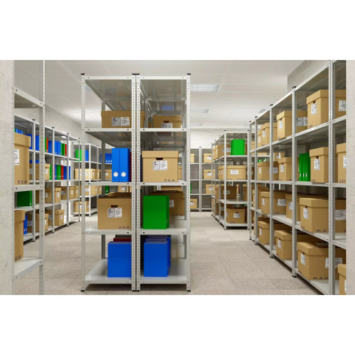 Стеллаж металлический усиленный крашенный болтовой 220x100x60см Атлант 