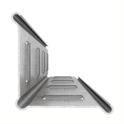 Стеллаж металлический оцинкованный 180x40x40см Бюджет 