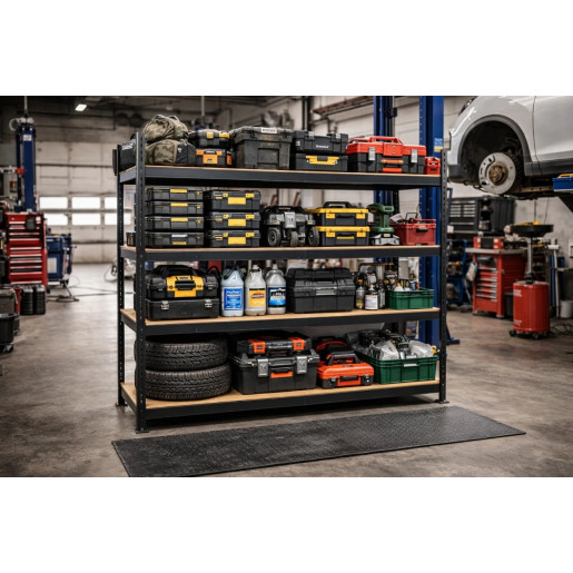 Cтеллаж складской Xenos StrongLine 180x120x40см Black