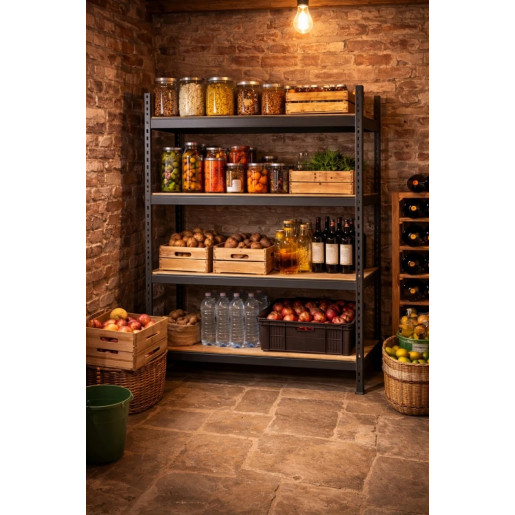 Cтеллаж складской Xenos StrongLine 180x120x40см Black