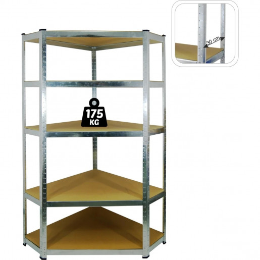 Cтеллаж складской GardenLine GWI0892 180x90x30см