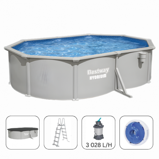 Бассейн Hydrium 500*366*122см, Bestway 56586 16296л