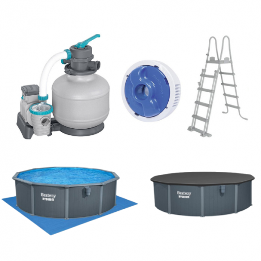 Бассейн Hydrium 488×132см, Bestway 561CU 21490л