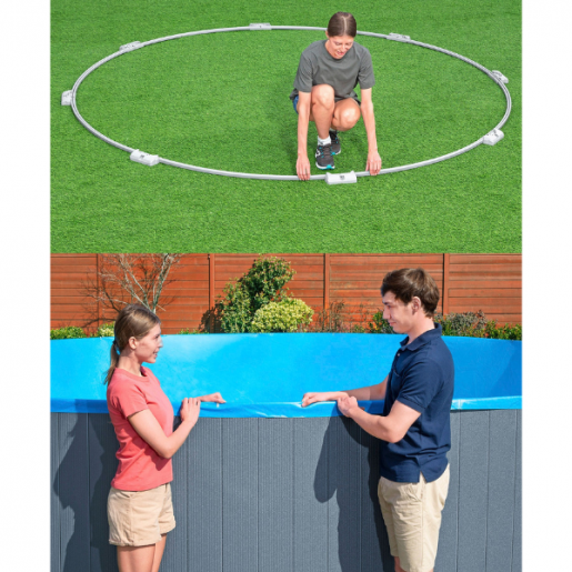 Бассейн Hydrium 488×132см, Bestway 561CU 21490л