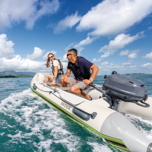 Надувная лодка «Mariner 310»  INTEX с веслами, насосом и сумкой, 310x155x61 см, до 500 кг