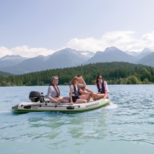 Надувная лодка «Mariner 310»  INTEX с веслами, насосом и сумкой, 310x155x61 см, до 500 кг