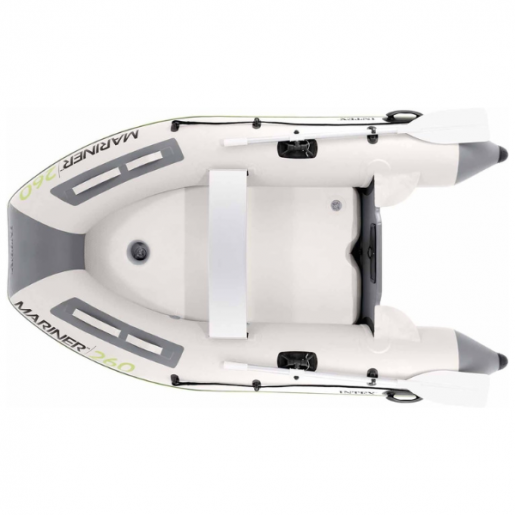 Надувная лодка «Mariner 260» INTEX с веслами, насосом и сумкой, 264x155x61 см, до 400 кг