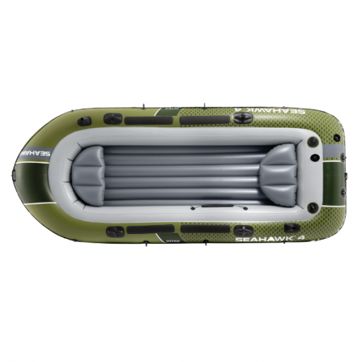 Надувная лодка “Seahawk 4” с веслами и насосом, 351x145x48см, до 480кг