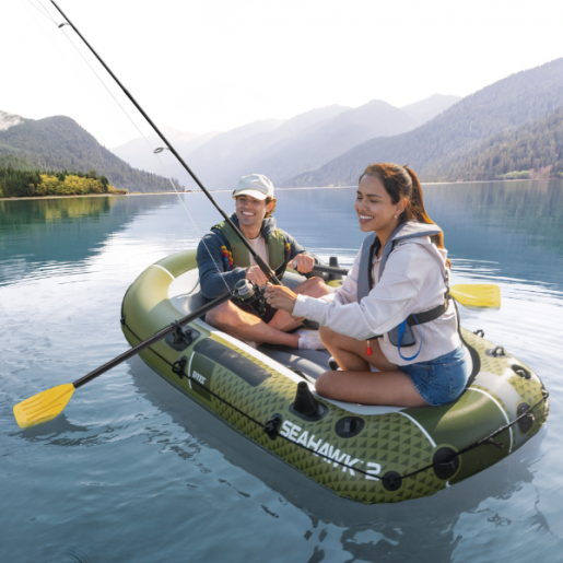 Надувная лодка “Seahawk 2” с веслами и насосом, 236x114x41 см, до 240 кг 66332
