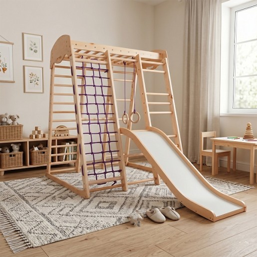 Спортивный комплекс для дома «Акварелька» Wood