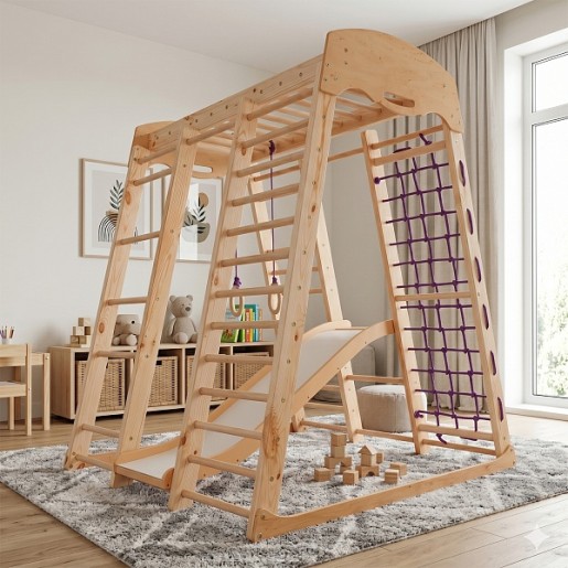Спортивный комплекс для дома «Акварелька» Wood