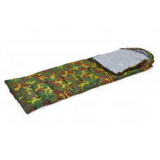 Спальный мешок одеяло с капюшоном камуфляж SY-4051 