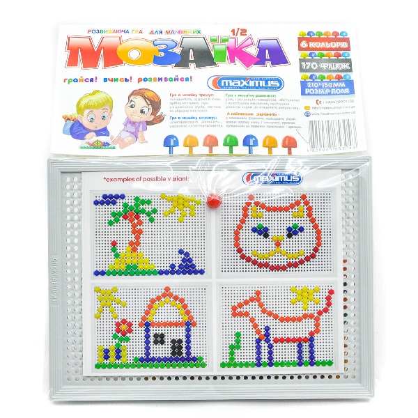 Игровой набор «Мозаика 12 для маленьких» 175 эл.