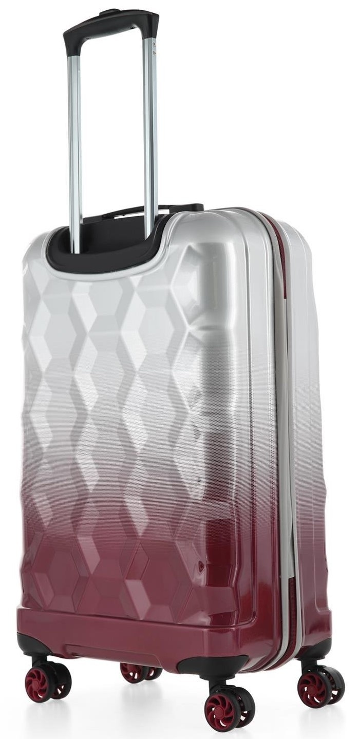 Чемодан CCS 5226 S Grey/Burgundy