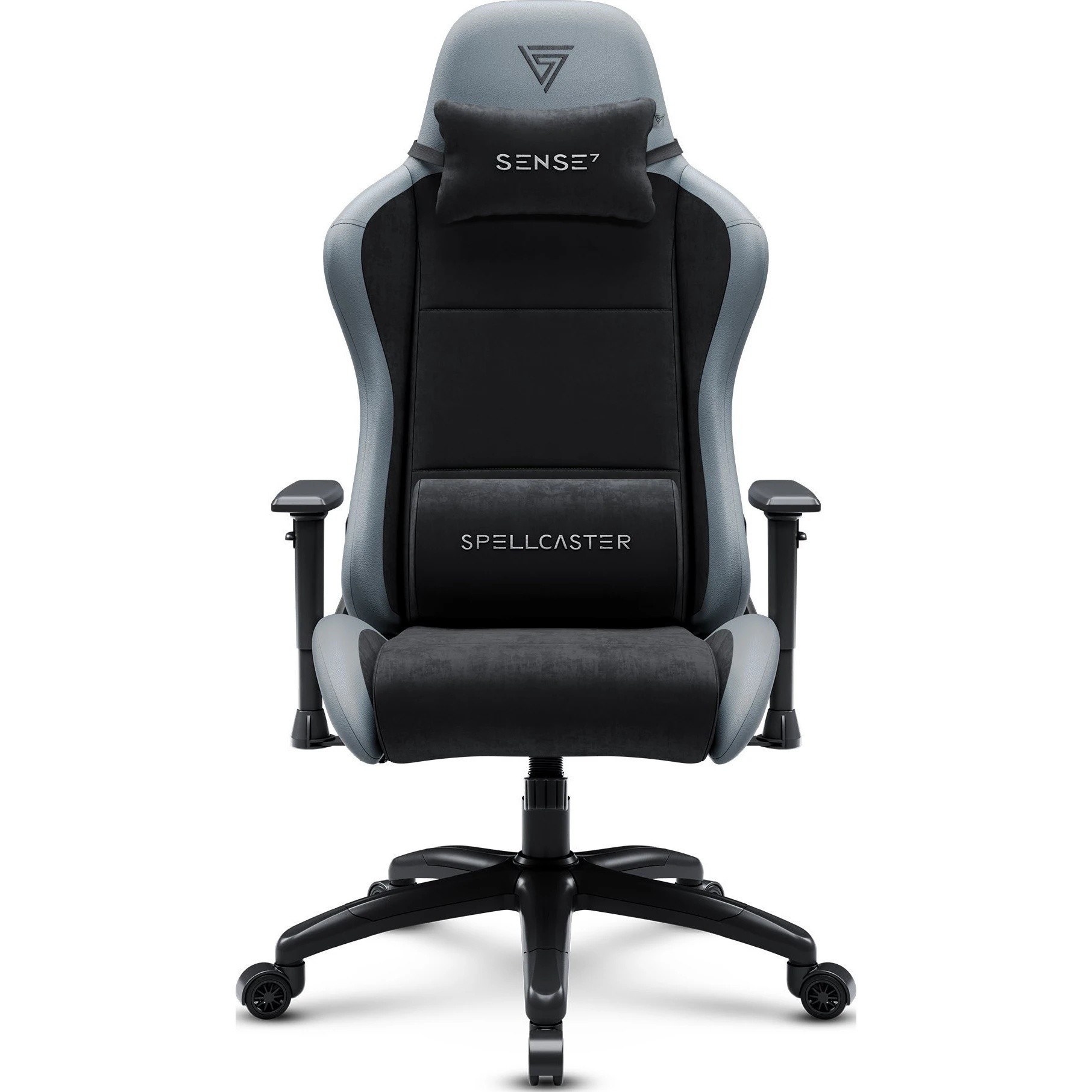 Геймерское кресло Sense7 Spellcaster FUKU XL PU Black and Gray