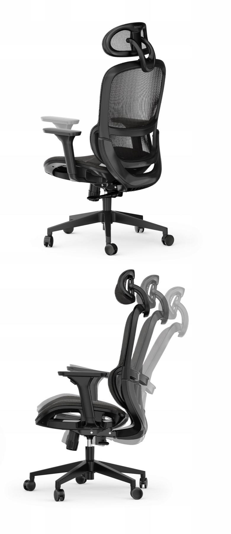 Офисное кресло Sense7 Neyo Black