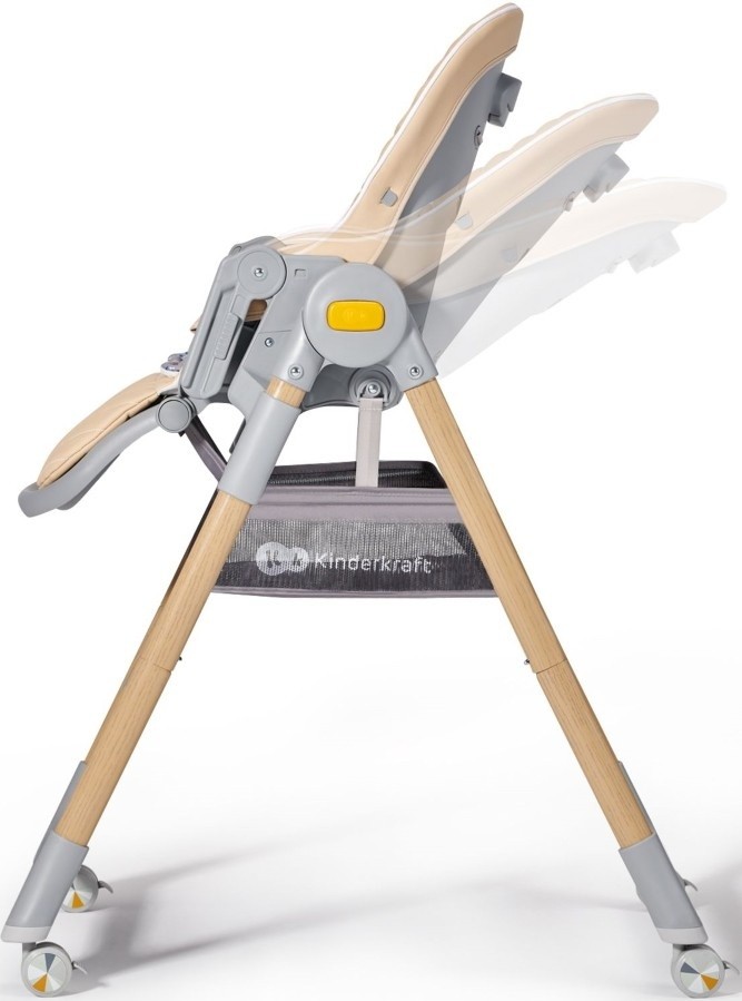 Стульчик для кормления Kinderkraft Lastree Wood (KHLAST00BEGW000)