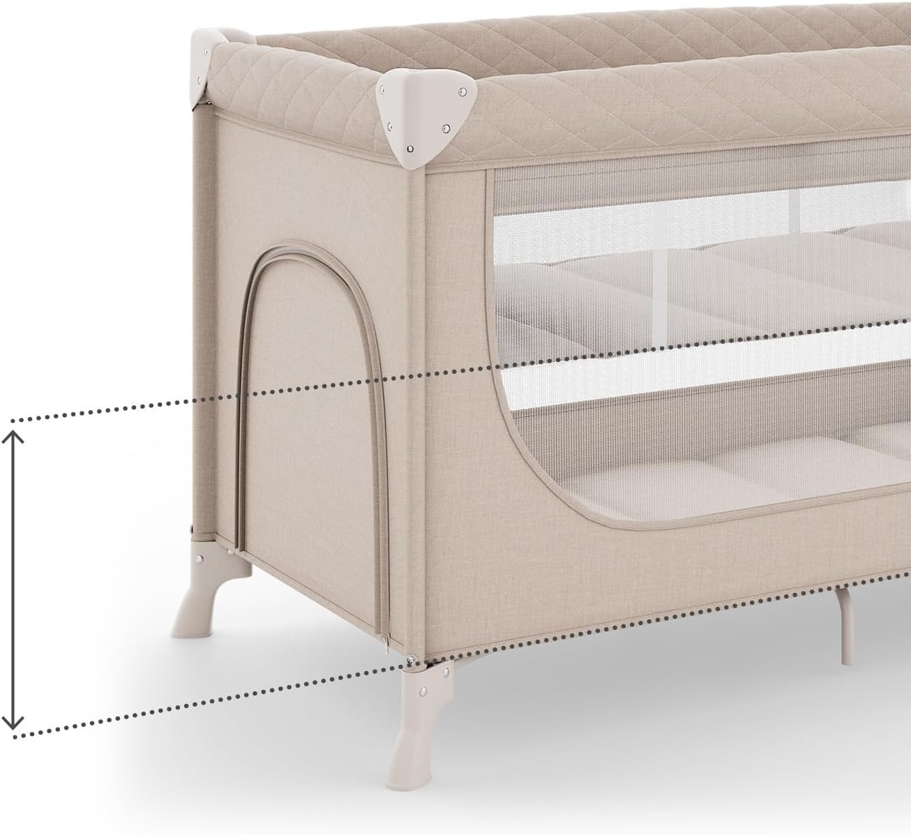 Манеж Kinderkraft Leody UP Biege (KCLEODUPBEG00AC)