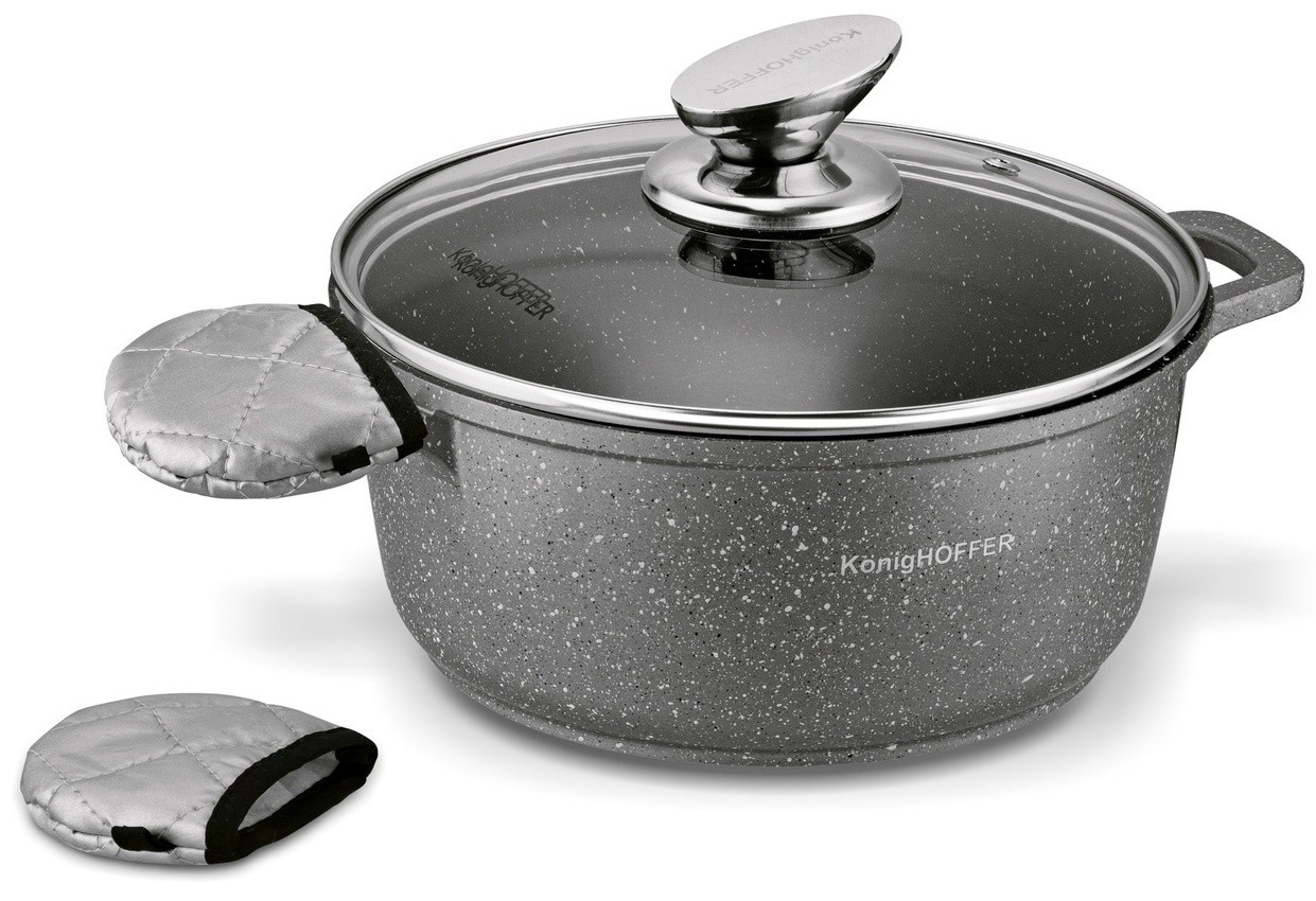 Набор посуды Konighoffer Pollo Grey 12pcs
