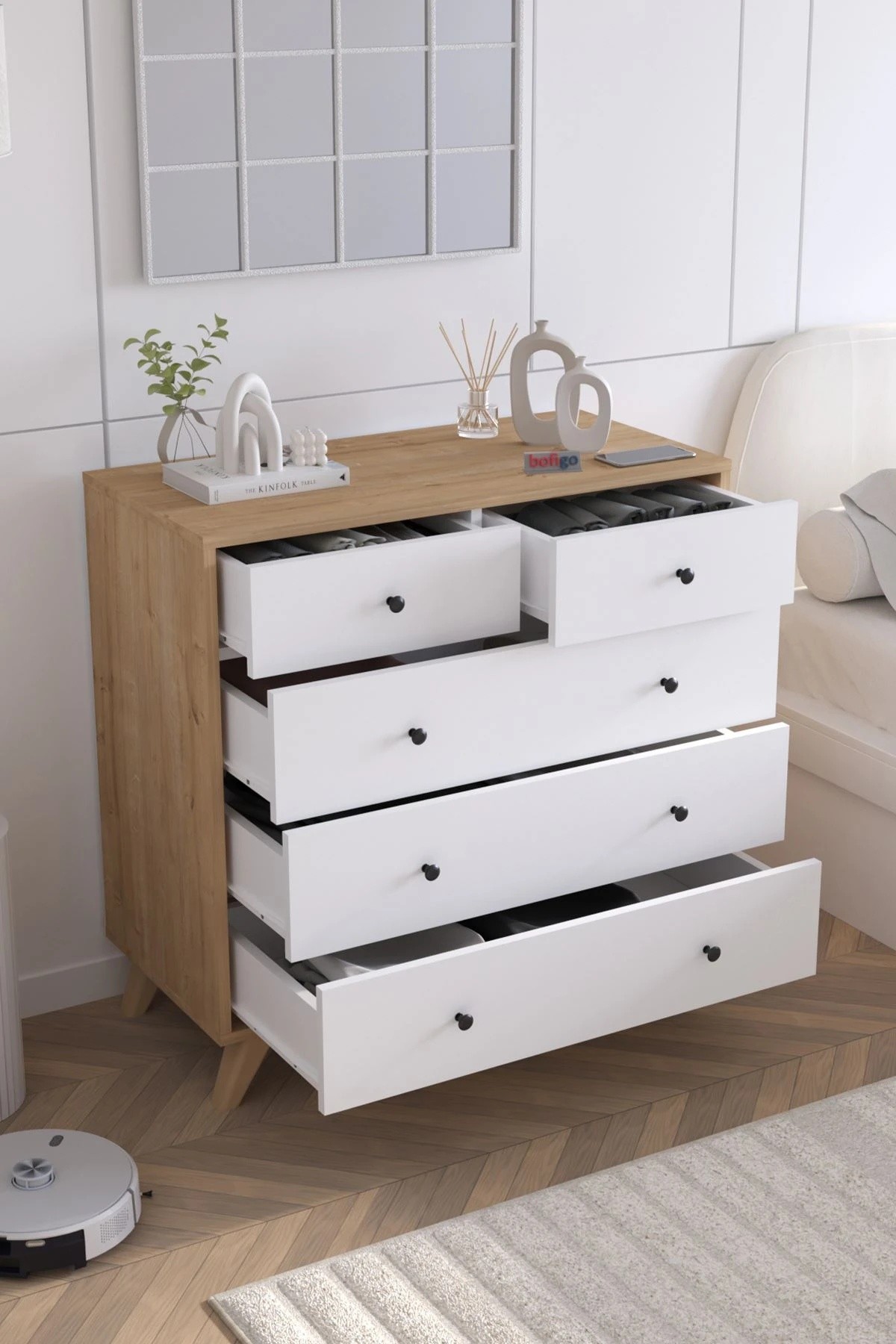 Комод Bofigo 27-03-41 Sapphire Oak/White