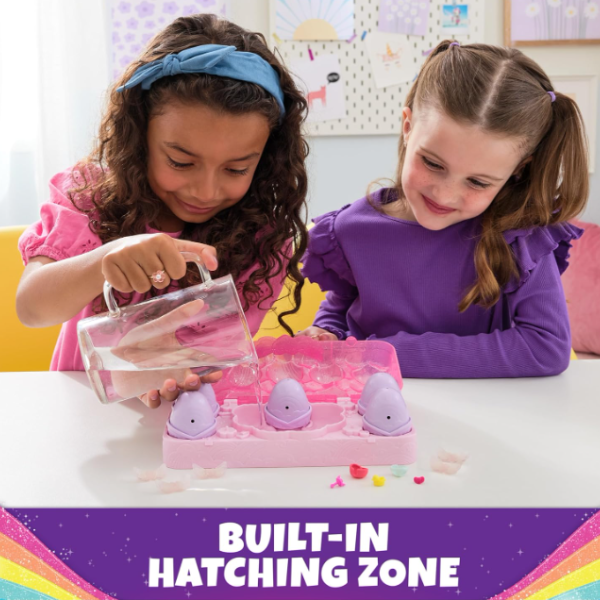 Радужный набор «Rainbow Splash» с мини-фигурками и аксессуарами, Hatchimals Alive