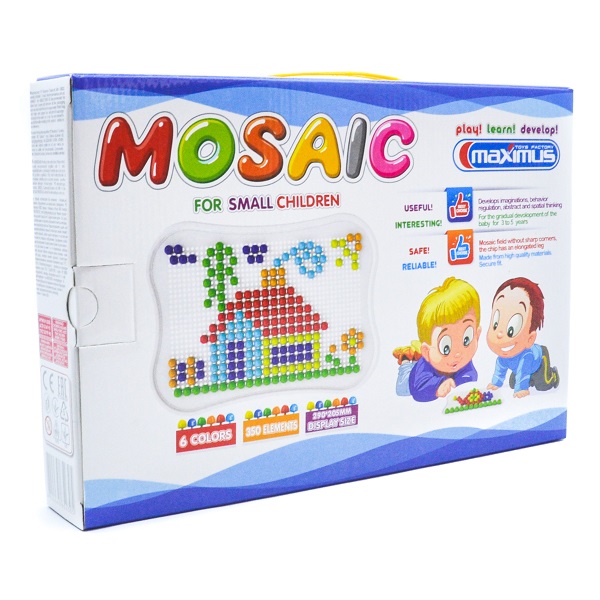 Игровой набор «Мозаика для маленьких» 350 эл.