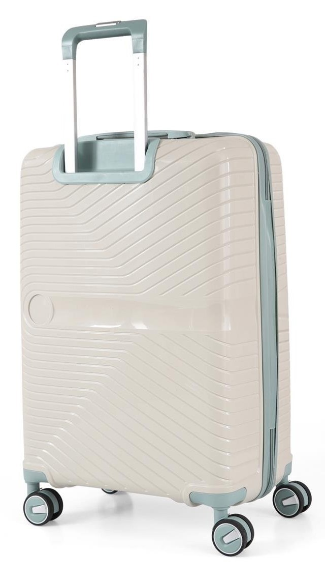 Чемодан CCS 5239 S White/Blue