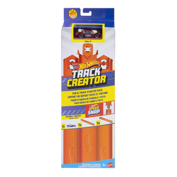 Набор дополнительных дорожек Hot Wheels «Track Creator» с машинкой