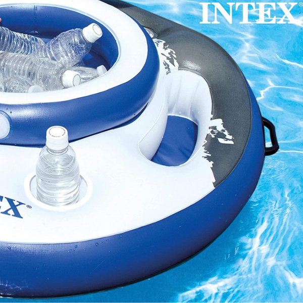 INTEX Надувной холодильник — мини бар «Мега Холод» Д 89 см с подстаканниками