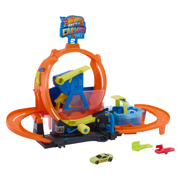 Игровой набор Hot Wheels City «Мегаавтомойка с петлей»