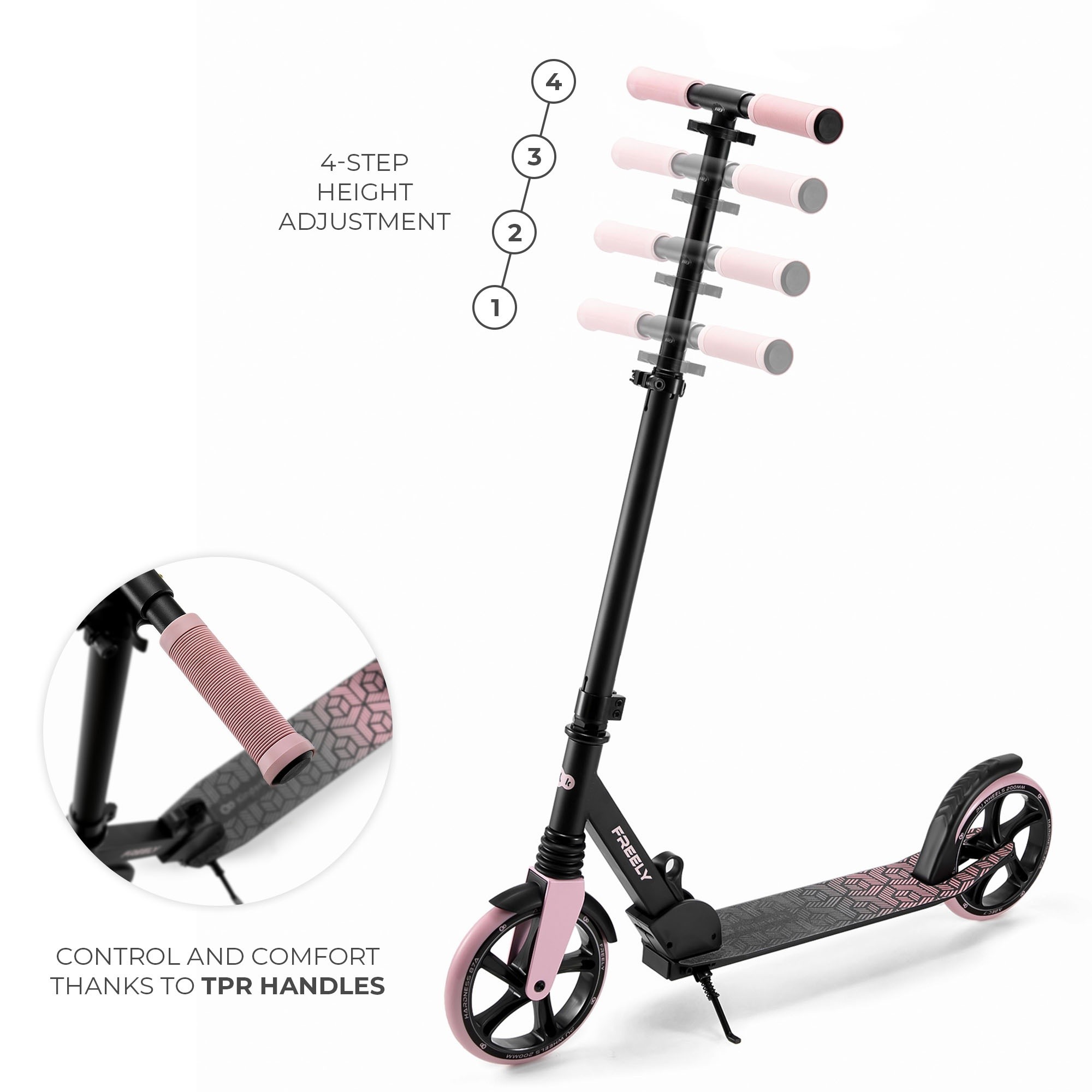 Самокат KinderKraft Freely Pink (KRFREE00PNK0000)