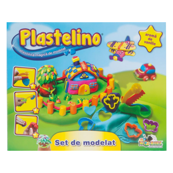 Набор с формами и пластилином – Plastelino