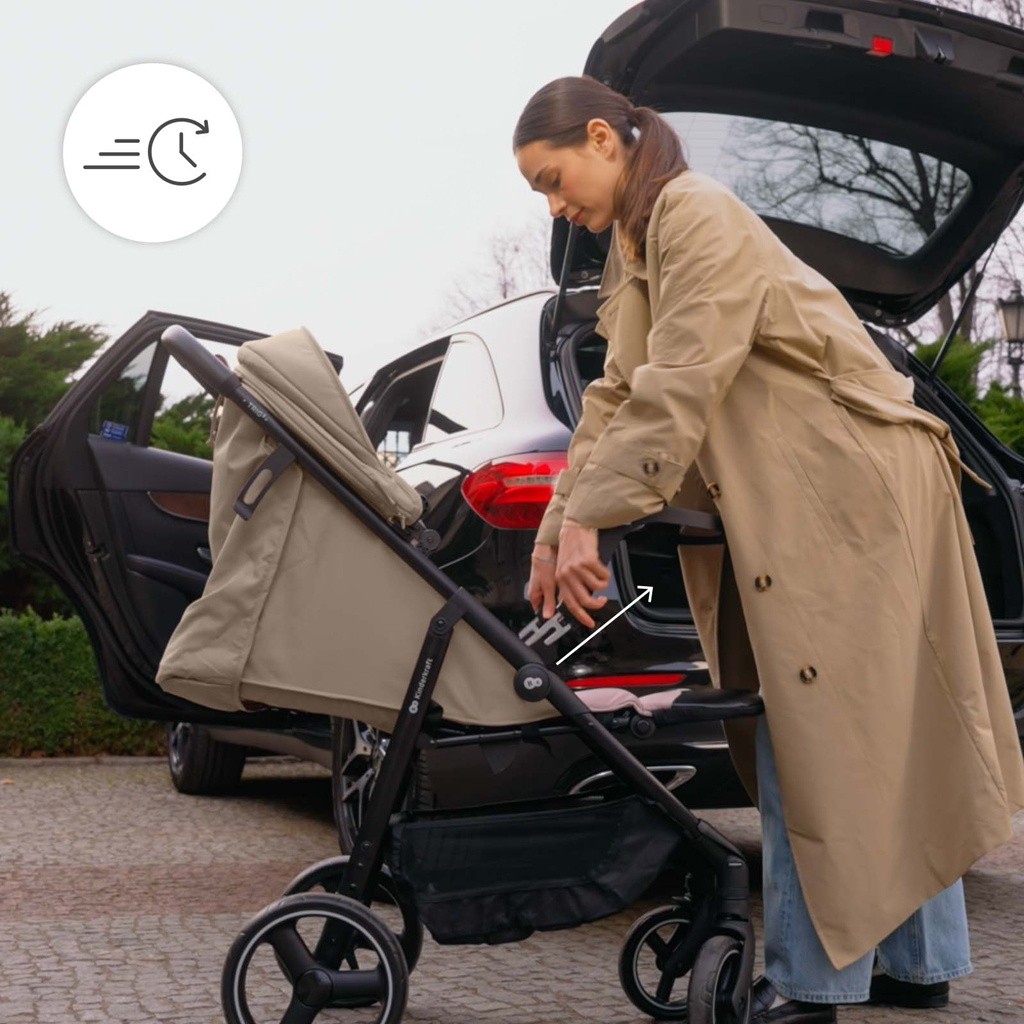 Коляска Kinderkraft Trig 3 Onyx Black (KSTRIG03BLK000T)