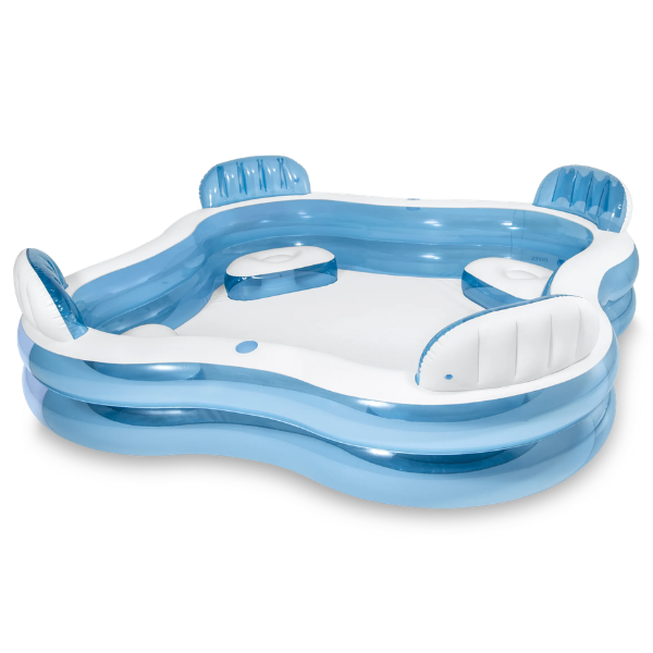 INTEX Семейный надувной бассейн 229x229x66 см, 990 Л, 3+