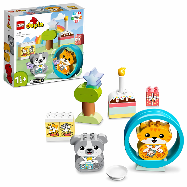 LEGO Duplo «Мой Первый Щенок и Котенок сo Звуками», 22 элем.