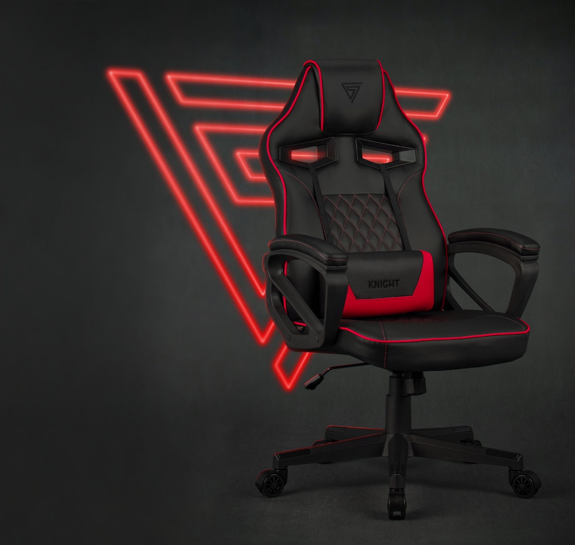 Геймерское кресло Sense7 Knight Black and Red