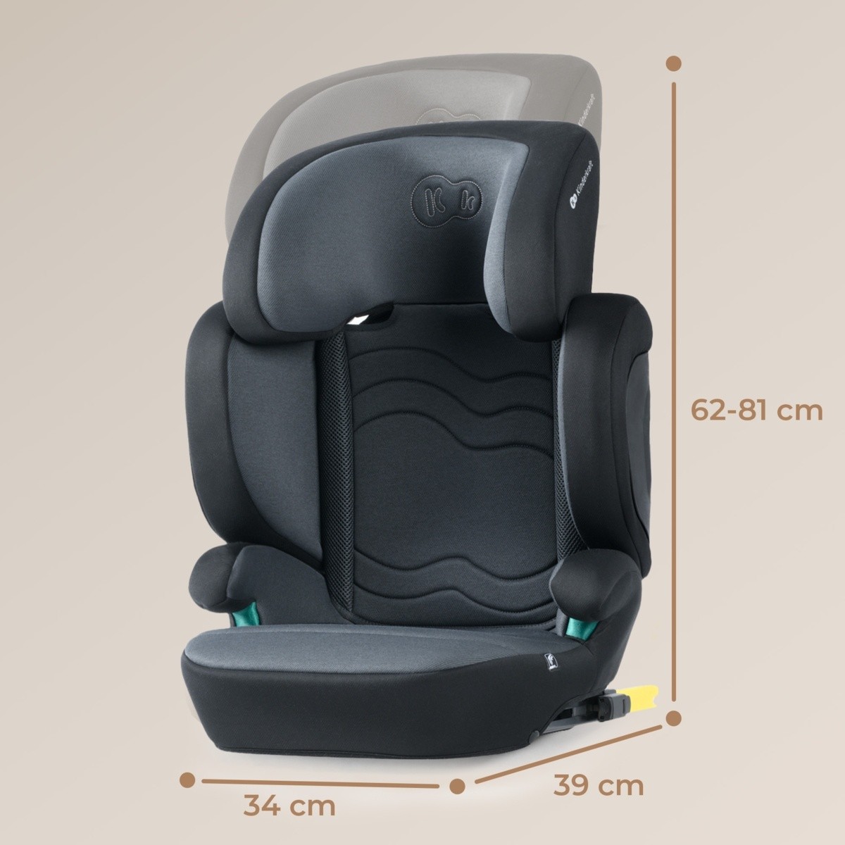 Детское автокресло Kinderkraft Xpand 2 Pro i-Size Black (KCXPPR02BLK0000)